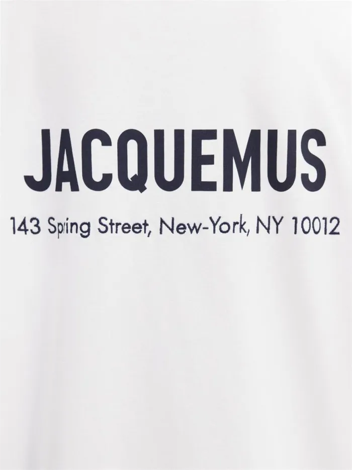The New York Address Tshirt Newyork White WomenMen JACQUEMUS Tshirts The New York Address Tshirt Newyork White WomenMen JACQUEMUS Tshirts