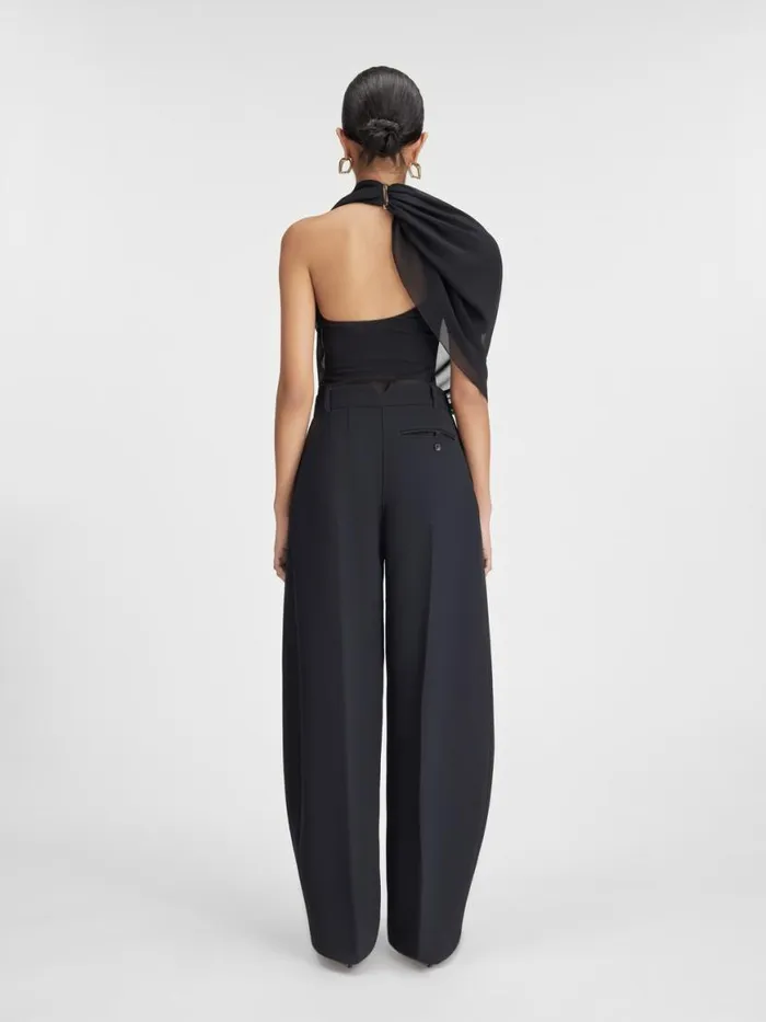 The Ovalo Pants Black Women JACQUEMUS Suits The Ovalo Pants Black Women JACQUEMUS Suits