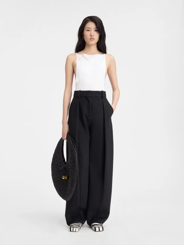 The Paseo Pants Black Women JACQUEMUS Trousers and Shorts