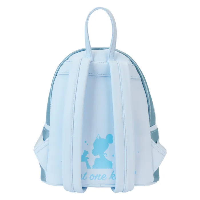 The Princess And The Frog Tiana Blue Gown Glitter Cosplay Mini Backpack Unisex Loungefly Backpacks