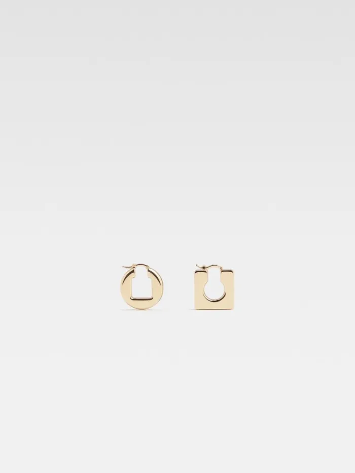 The Rond Carr Earrings Light Gold Women JACQUEMUS Jewellery