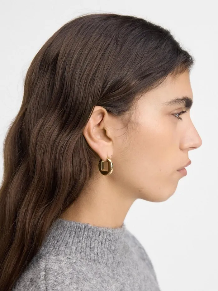 The Rond Carr Earrings Light Gold Women JACQUEMUS Jewellery The Rond Carr Earrings Light Gold Women JACQUEMUS Jewellery
