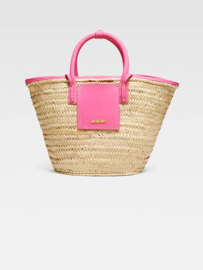 The Soli Basket Dark Pink Women JACQUEMUS Crossbody and Handbags