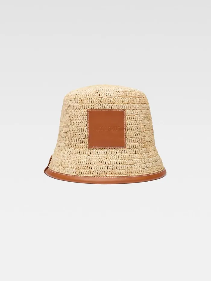 The Soli Bucket Hat Light Brown WomenMen JACQUEMUS Hats