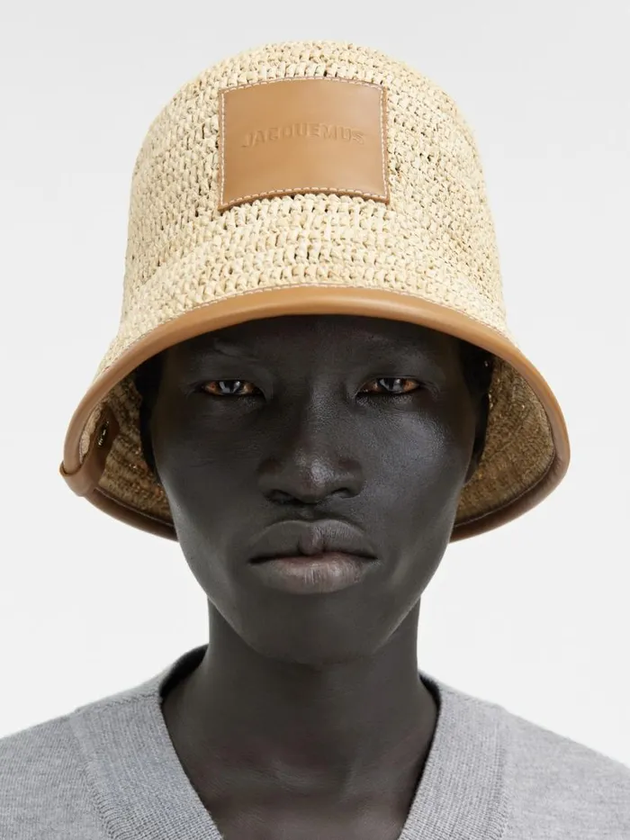 The Soli Bucket Hat Light Brown WomenMen JACQUEMUS Hats The Soli Bucket Hat Light Brown WomenMen JACQUEMUS Hats