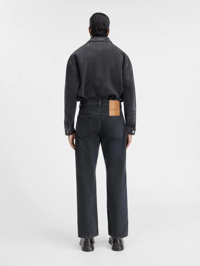 The Straight DeNmes Denim Pants Black Men JACQUEMUS Denim The Straight DeNmes Denim Pants Black Men JACQUEMUS Denim
