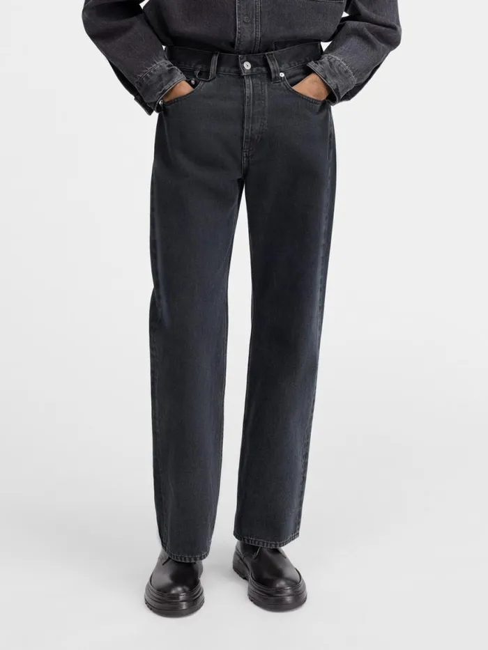 The Straight DeNmes Denim Pants Black Men JACQUEMUS Denim The Straight DeNmes Denim Pants Black Men JACQUEMUS Denim