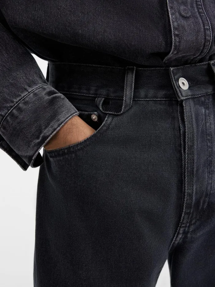 The Straight DeNmes Denim Pants Black Men JACQUEMUS Denim The Straight DeNmes Denim Pants Black Men JACQUEMUS Denim
