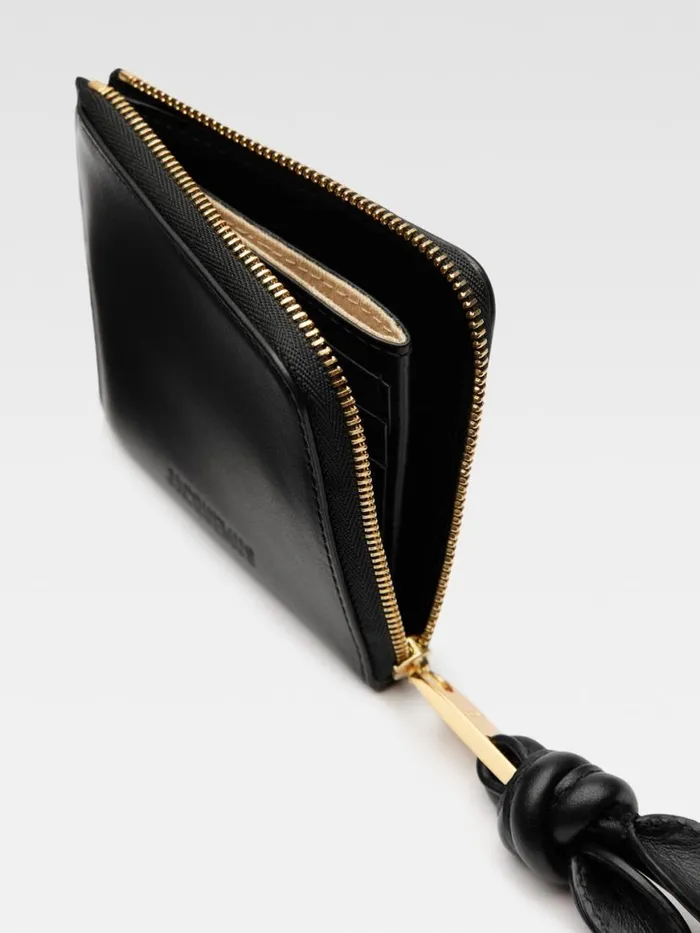 The Tourni Wallet Black WomenMen JACQUEMUS Small Leather Goods The Tourni Wallet Black WomenMen JACQUEMUS Small Leather Goods