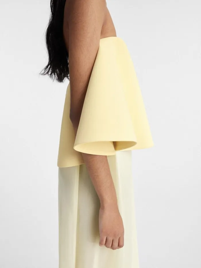 The Vela Dress Pale Yellow 2 Women JACQUEMUS Dresses and Skirts The Vela Dress Pale Yellow 2 Women JACQUEMUS Dresses and Skirts