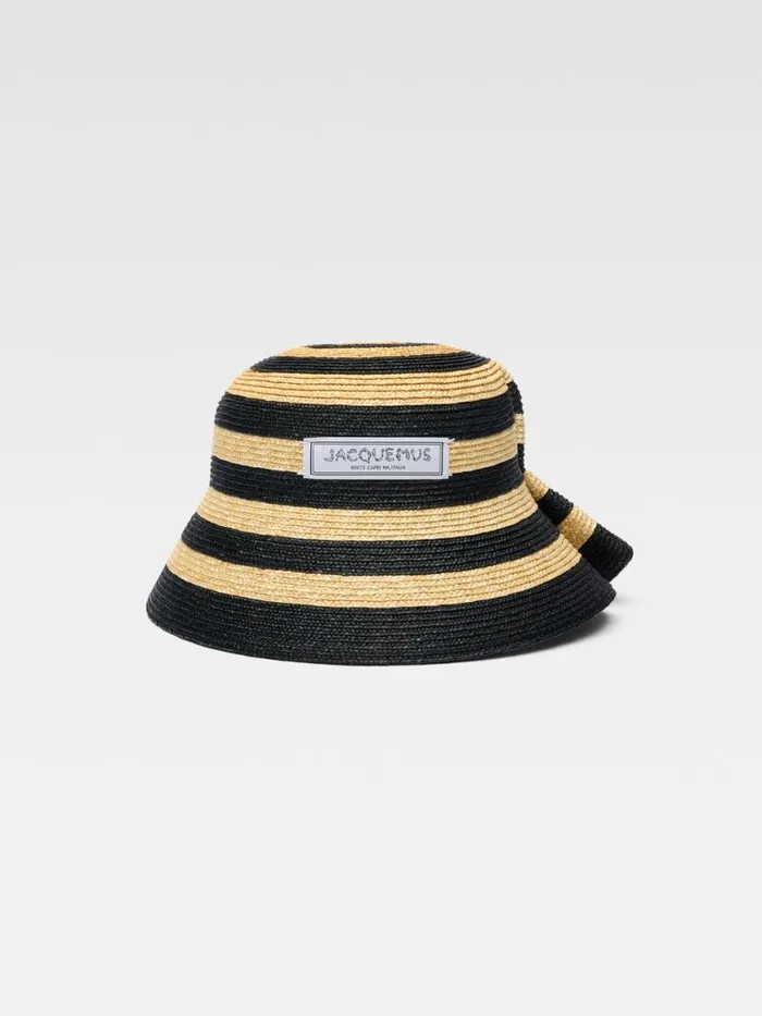 The Vela Hat Ivoryblack WomenMen JACQUEMUS Hats