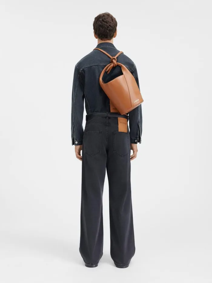 The Wide DeNmes Denim Pants Black Men JACQUEMUS Denim The Wide DeNmes Denim Pants Black Men JACQUEMUS Denim