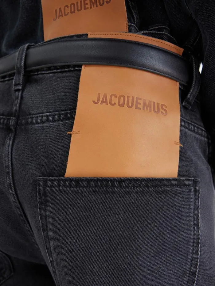 The Wide DeNmes Denim Pants Black Men JACQUEMUS Denim The Wide DeNmes Denim Pants Black Men JACQUEMUS Denim