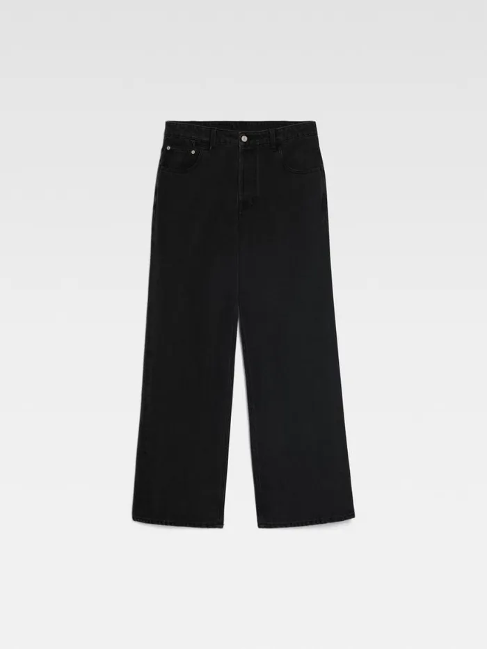 The Wide DeNmes Denim Pants Black Men JACQUEMUS Denim The Wide DeNmes Denim Pants Black Men JACQUEMUS Denim