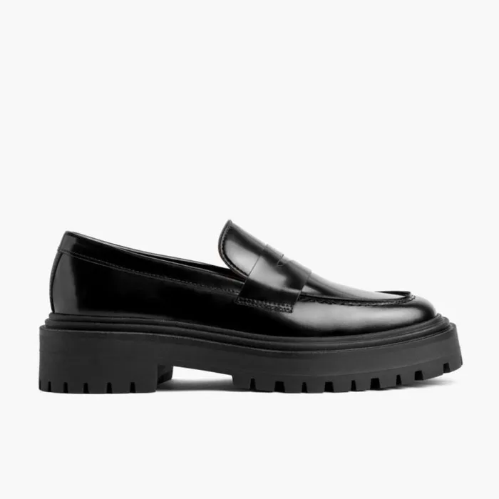 Thursday Boots Loafers and Flats Penny Platform Black 8211 Women Thursday Boots Loafers and Flats Penny Platform Black 8211 Women