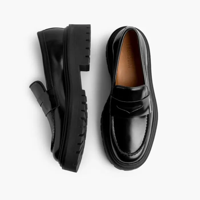 Thursday Boots Loafers and Flats Penny Platform Black 8211 Women Thursday Boots Loafers and Flats Penny Platform Black 8211 Women