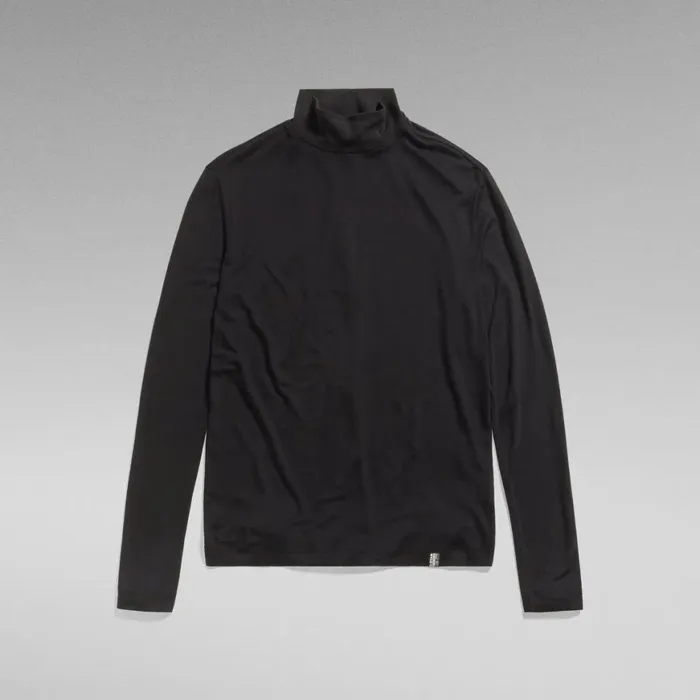 Tops and Tshirts Women GStar RAW Essential Mock Loose Top Dark Black