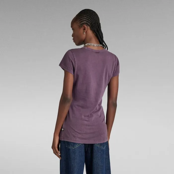 Tops and Tshirts Women GStar RAW Eyben Slim VNeck Top Lt Maze Gd