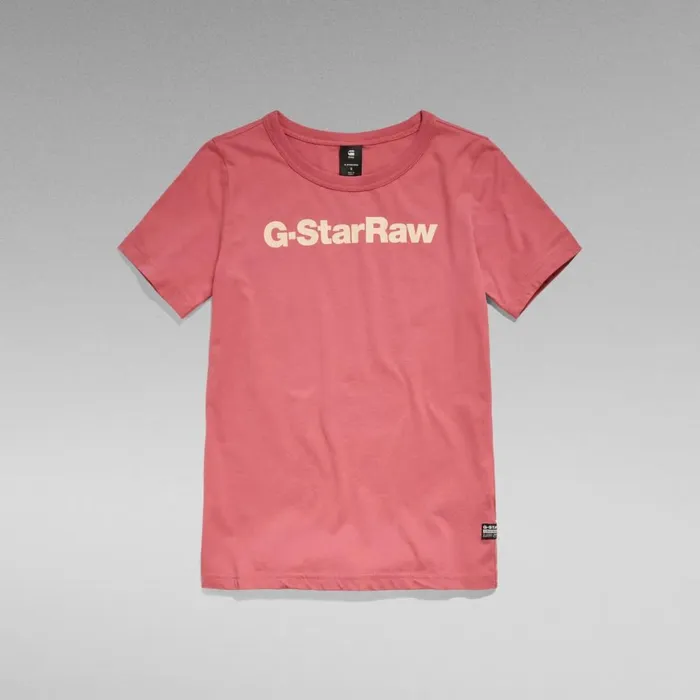 Tops and Tshirts Women GStar RAW GS Graphic Slim Top Pink Ink