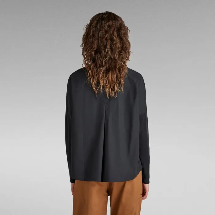 Tops and Tshirts Women GStar RAW Woven Mix Loose Top Caviar