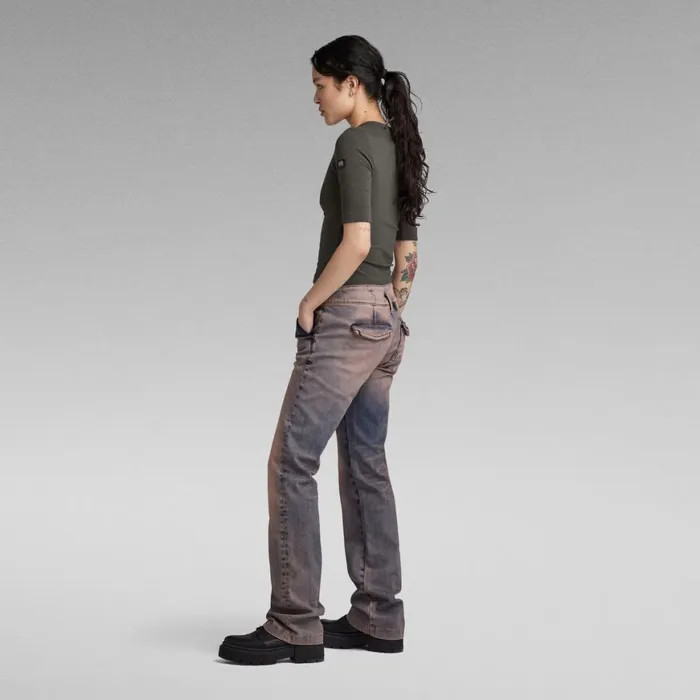 Tops and Tshirts Women GStar RAW Y2K Tee Square Ring Raven