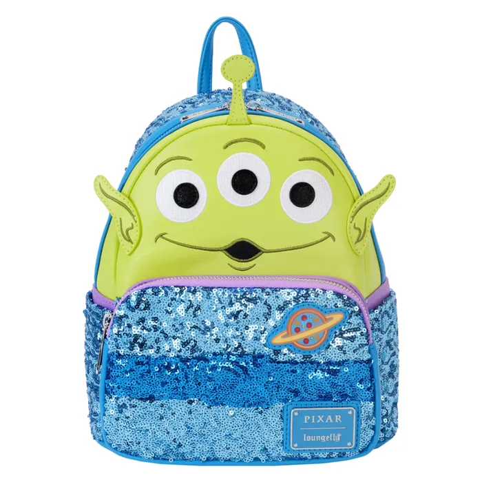 Toy Story Exclusive Alien Sequin Cosplay Mini Backpack Unisex Loungefly Backpacks Toy Story Exclusive Alien Sequin Cosplay Mini Backpack Unisex Loungefly Backpacks