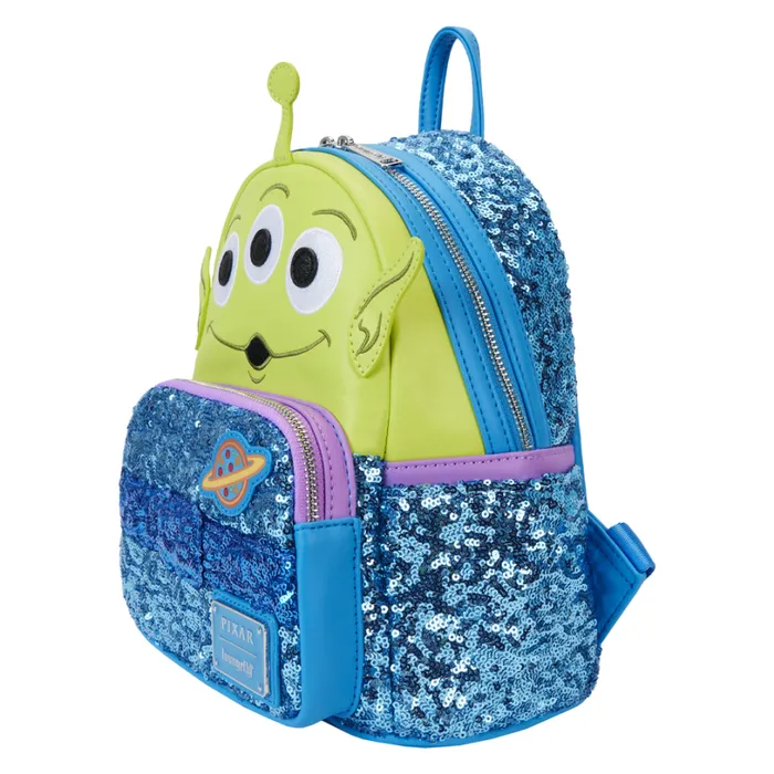 Toy Story Exclusive Alien Sequin Cosplay Mini Backpack Unisex Loungefly Backpacks