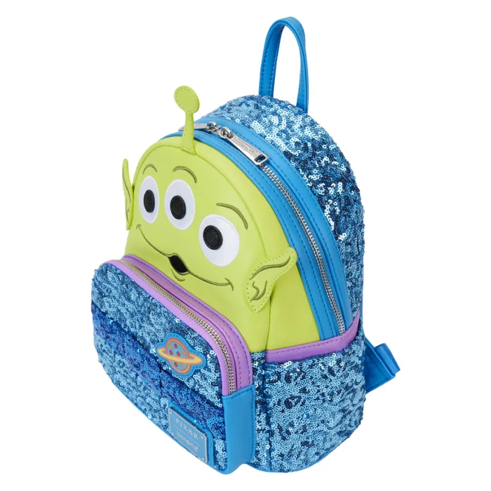 Toy Story Exclusive Alien Sequin Cosplay Mini Backpack Unisex Loungefly Backpacks