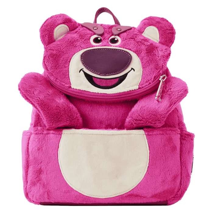 Toy Story Lotso Plush Pocket Mini Backpack Unisex Loungefly Backpacks Toy Story Lotso Plush Pocket Mini Backpack Unisex Loungefly Backpacks