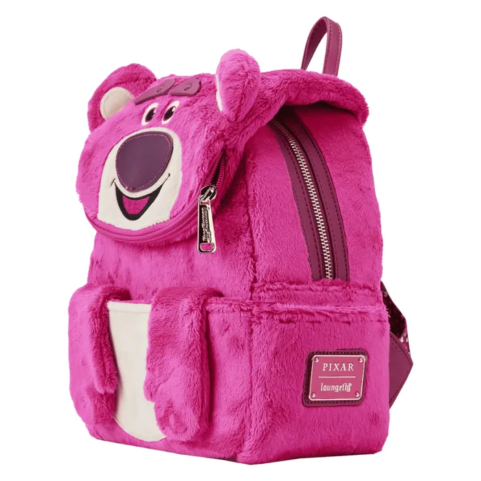 Toy Story Lotso Plush Pocket Mini Backpack Unisex Loungefly Backpacks Toy Story Lotso Plush Pocket Mini Backpack Unisex Loungefly Backpacks