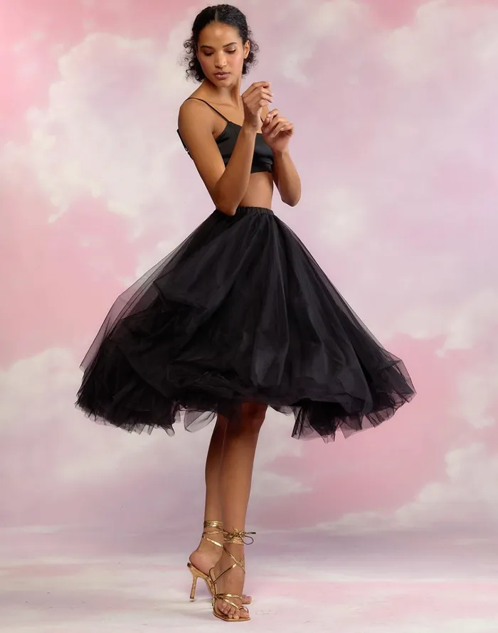Tulle Skirt 8211 Black Women Cynthia Rowley Bottoms