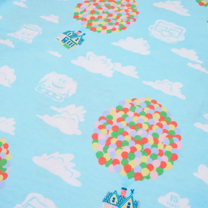 Up 15th Anniversary Balloon House AllOver Print Tee Unisex Loungefly Apparel Up 15th Anniversary Balloon House AllOver Print Tee Unisex Loungefly Apparel
