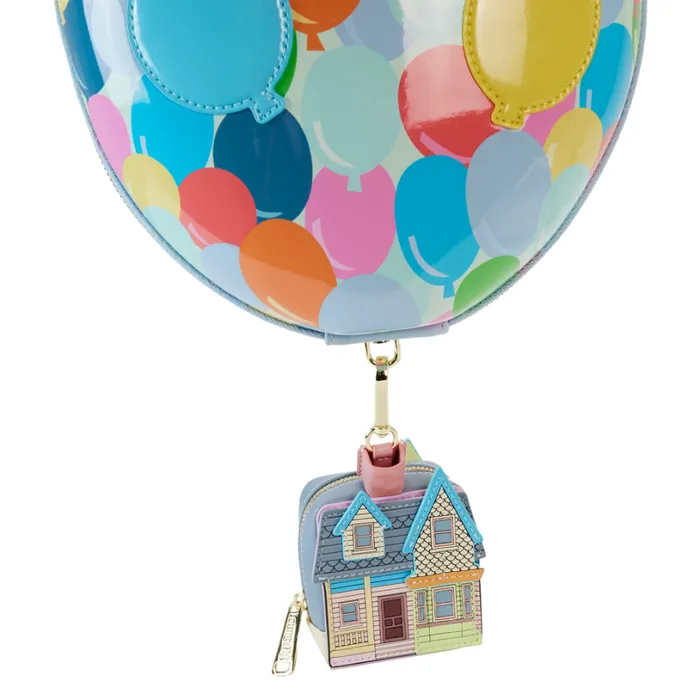 Up Exclusive Balloon House Figural Crossbody Bag With Coin Bag Unisex Loungefly Bags and Wallets