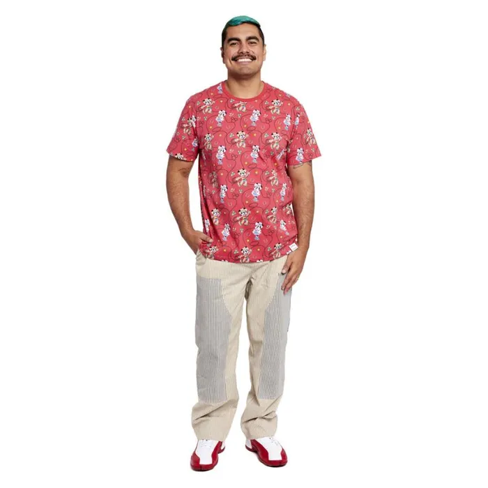 Western Mickey and Minnie Lasso AllOver Print Tee Unisex Loungefly Apparel Western Mickey and Minnie Lasso AllOver Print Tee Unisex Loungefly Apparel