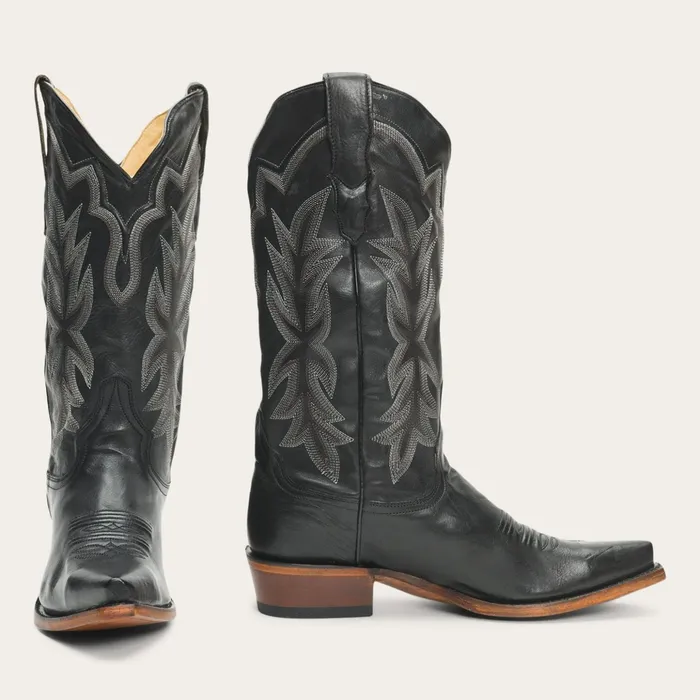 Western Women Stetson Casey Boots Black