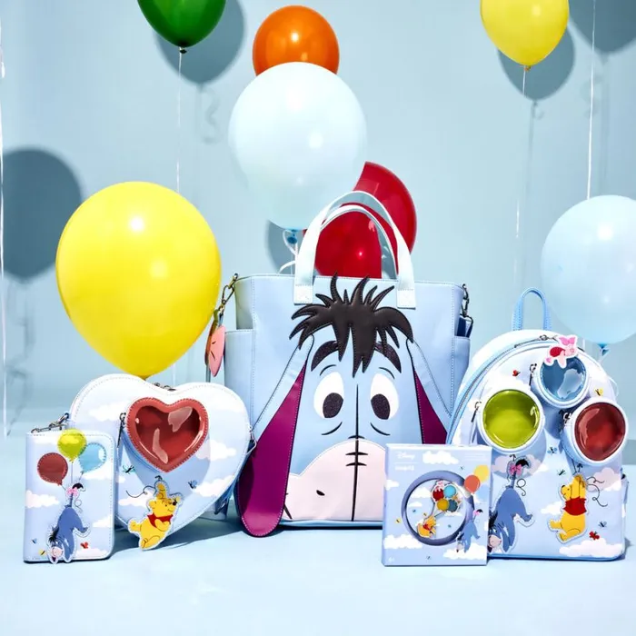 Winnie The Pooh and Friends Floating Balloons 3 Unisex Loungefly Enamel Pins Winnie The Pooh and Friends Floating Balloons 3 Unisex Loungefly Enamel Pins