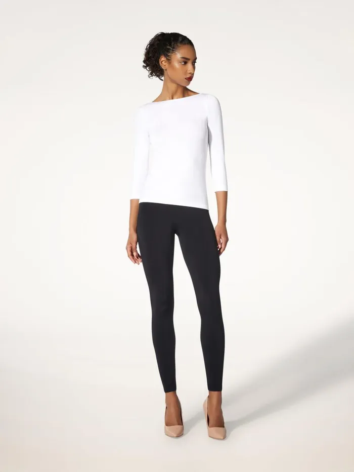 Wolford Cordoba Top Long Sleeves White Women Longsleeved Tops