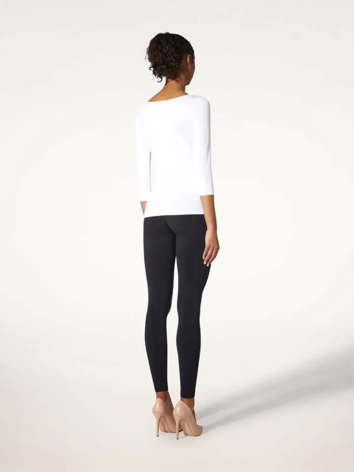 Wolford Cordoba Top Long Sleeves White Women Longsleeved Tops