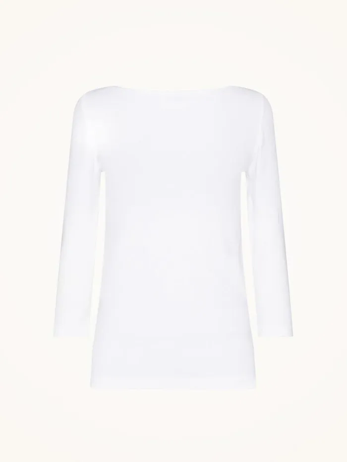 Wolford Cordoba Top Long Sleeves White Women Longsleeved Tops