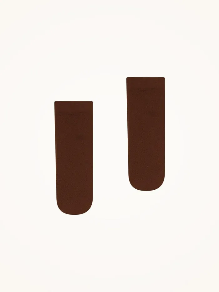 Wolford Cotton Net Socks Umber Women Socks