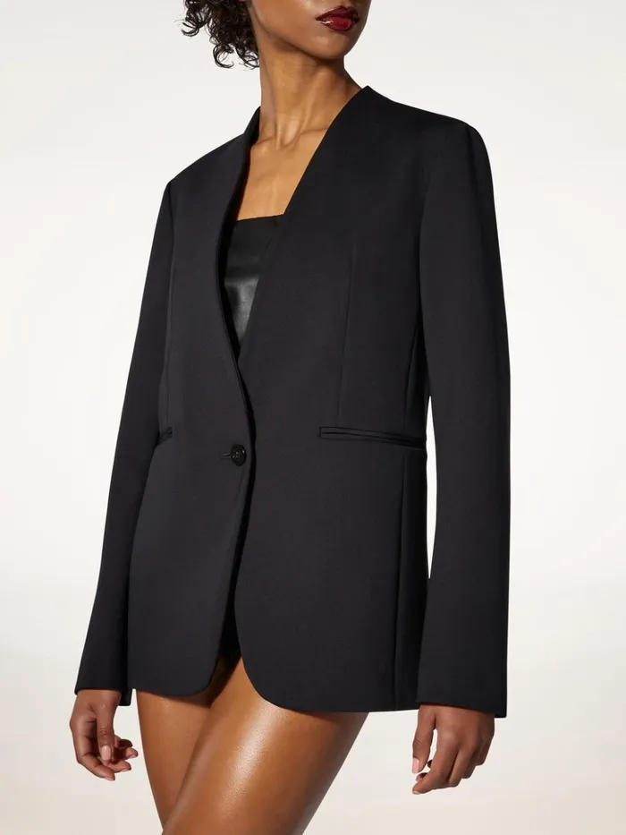 Wolford Scuba Tailor Jacket Black Women Cardigans and Jackets