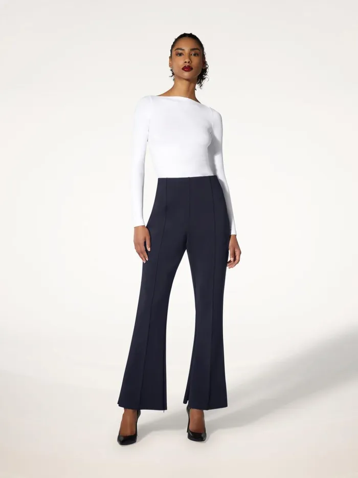 Wolford Scuba Trousers Deep Night Women Trousers and Jumpsuits