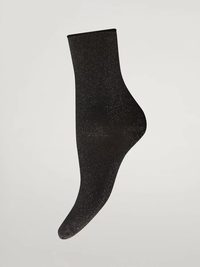 Wolford Stardust Socks Blackpewter Women Socks