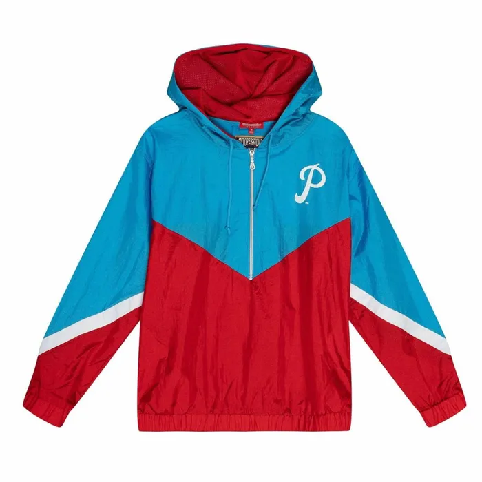 Women039s Jackets and Outerwear Mitchell and Ness Womens Windbreaker 30 Philadelphia Phillies Women039s Jackets and Outerwear Mitchell and Ness Womens Windbreaker 30 Philadelphia Phillies
