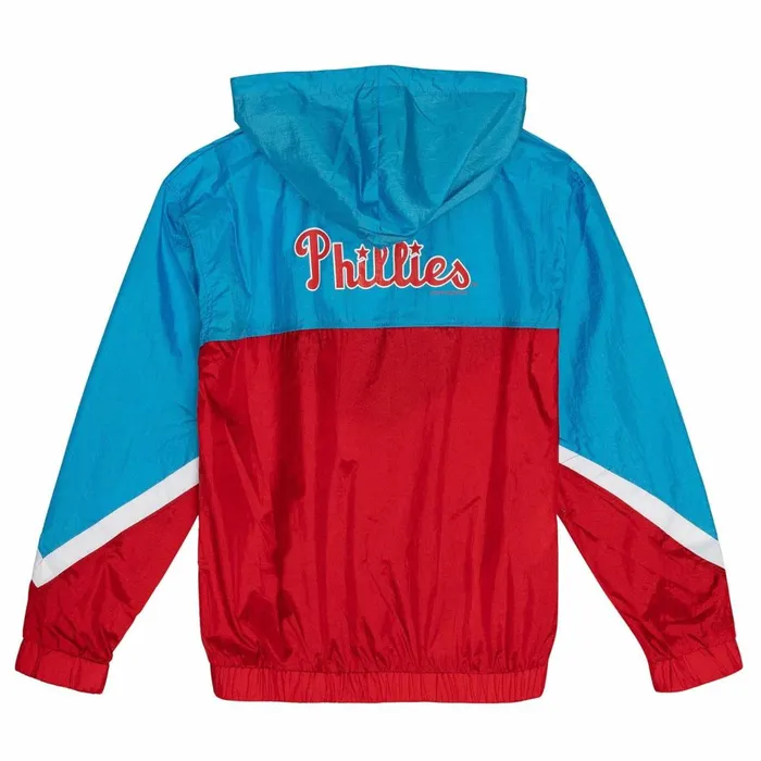 Women039s Jackets and Outerwear Mitchell and Ness Womens Windbreaker 30 Philadelphia Phillies Women039s Jackets and Outerwear Mitchell and Ness Womens Windbreaker 30 Philadelphia Phillies