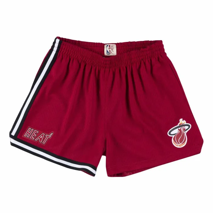 Women039s Womens Mitchell and Ness Unisex Jump Shot Shorts Miami Heat