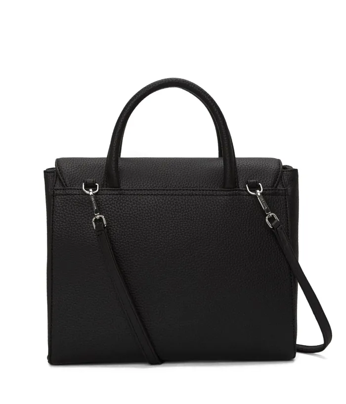 Women Adel Vegan Satchel 8211 Purity Black Matt and Nat Satchels
