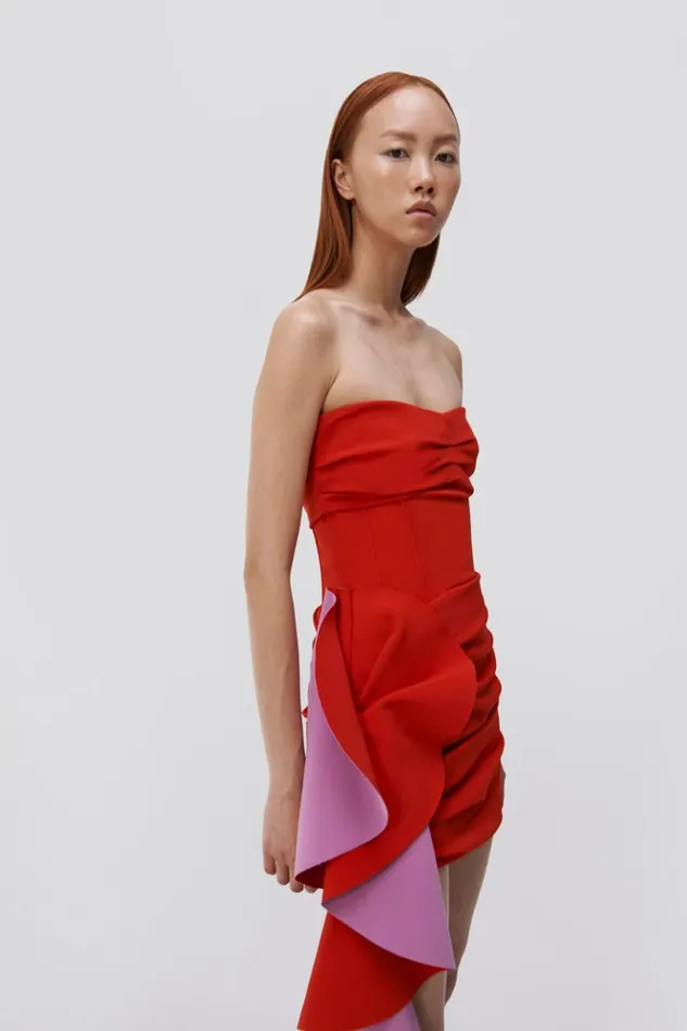 Women Adina Dress Apple Multi Jonathan Simkhai Dresses and Jumpsuits