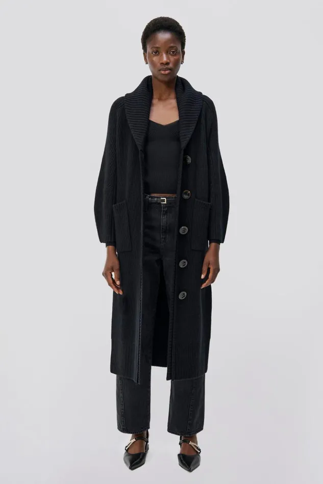 Women Adoria Robe Black Jonathan Simkhai Knitwear