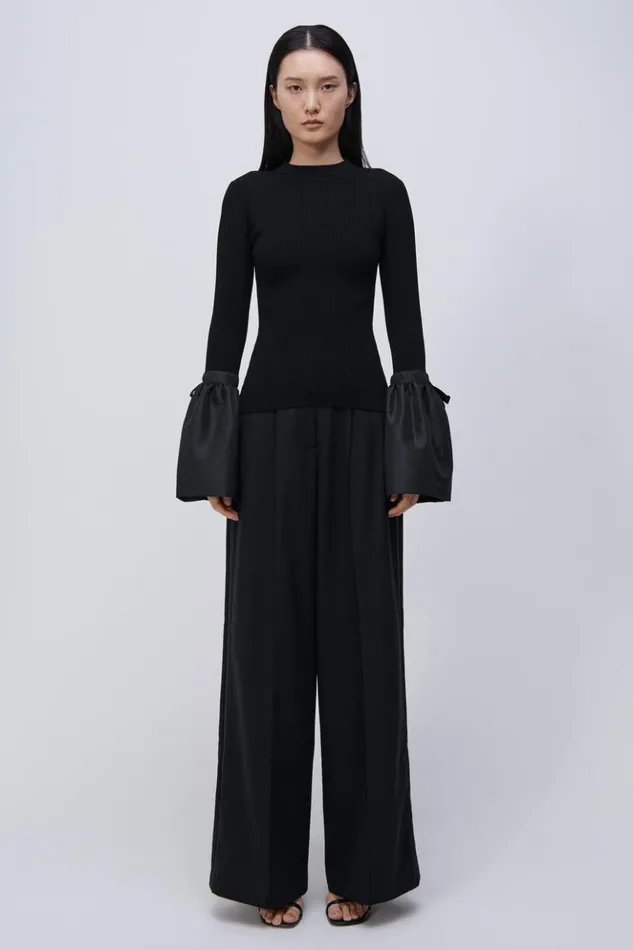 Women Agata Top Black Jonathan Simkhai Tops and Bodysuits